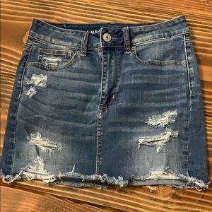 jean skirt